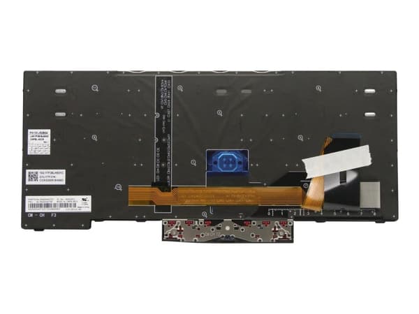 Chicony - Kannettavat udskiftningstastatur - bagbelyst - tjekkisk/slovakisk - sort - for ThinkPad P14s Gen 1 20S4, 20S5; T14 Gen 1 20UD, 20UE