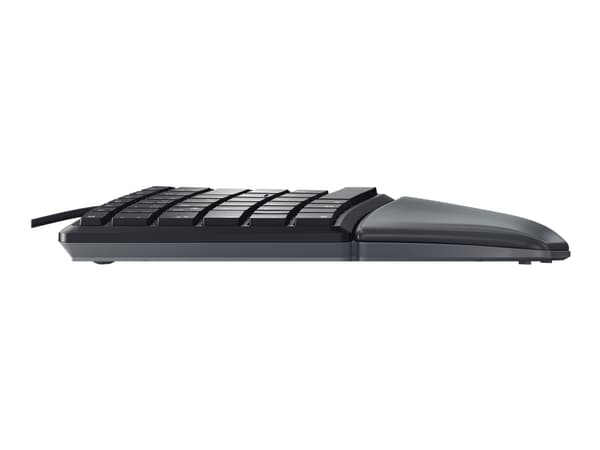 CHERRY KC 4500 ERGO - Tastatur - USB - QWERTY - Engelsk - svart