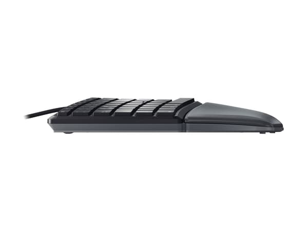 CHERRY KC 4500 ERGO - Tastatur - USB - QWERTY - Engelsk - svart