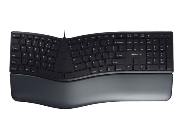 CHERRY KC 4500 ERGO - Tastatur - USB - QWERTY - Engelsk - svart