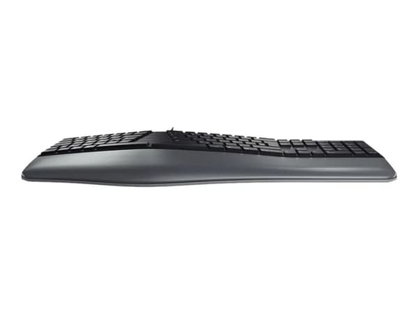 CHERRY KC 4500 ERGO, Täysikokoinen (100 %), USB, AZERTY, Musta
