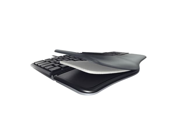 CHERRY KC 4500 ERGO - Tastatur - USB - AZERTY - Fransk - svart