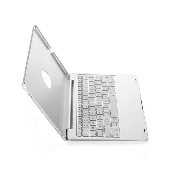 Bluetooth-tastatur med beskyttelse iPad 10.2"/10.5" Sølv