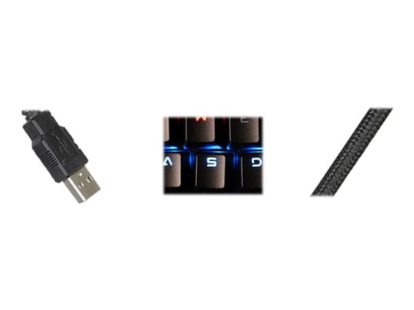 ART AK-51 - Tangentbord - bakgrundsbelyst - USB