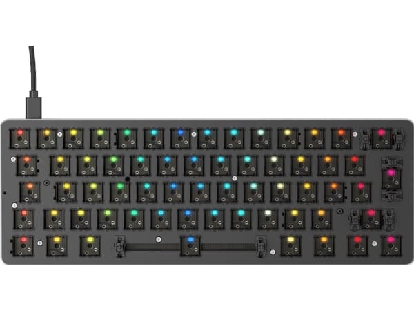 Glorious PC Gaming Race GMMK, Keyboard barebone, 293 mm, 103 mm, 44 mm, Svart