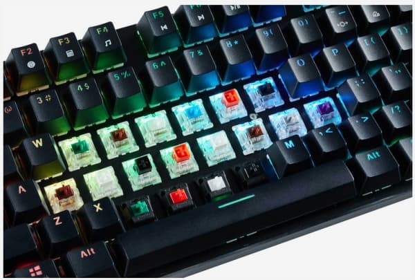 Glorious PC Gaming Race The Glorious GMMK-TKL, Full-size (100%), USB, Mekaaninen, RGB LED, Musta
