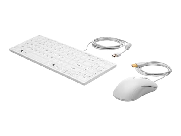HP - Healthcare - tastatur- og mussett - USB - Fransk - for HP Z1 G8; EliteDesk 80X G6, 80X G8; EliteOne 800 G8; Engage One Pro; ProDesk 40X G6