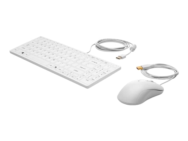 HP - Healthcare - tastatur- og mussett - USB - Fransk - for HP Z1 G8; EliteDesk 80X G6, 80X G8; EliteOne 800 G8; Engage One Pro; ProDesk 40X G6