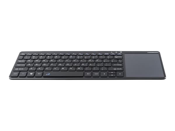 ModeCom MC-TPK1 - Tangentbord - med pekplatta - trådlös - 2.4 GHz - amerikansk