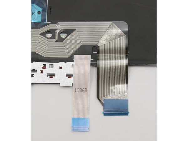 Transimage - Erstatningstastatur for bærbar PC - med ClickPad, Trackpoint - bakbelysning - QWERTY - Engelsk - Europa - svart - for ThinkPad L15 Gen 1