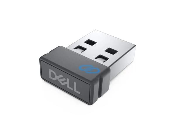 Dell Universal Pairing Receiver WR221 - Trådlös mottagare till mus/tangentbord - USB, RF 2,4 GHz - Titan gray