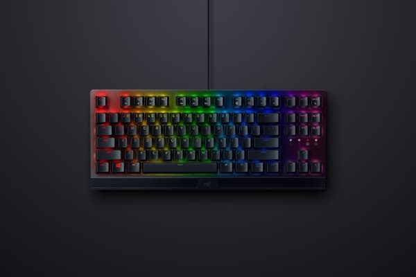 Razer Blackwidow V3 Tenkeyless, Täysikokoinen (100 %), USB, Mekaaninen, QWERTY, RGB LED, Musta