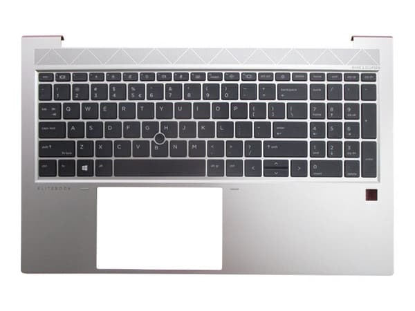 HP - Ersättningstangentbord för bärbar dator - med pekpinne, ClickPad - bakgrundsbelyst - internationell engelska - för EliteBook 850 G7 Notebook