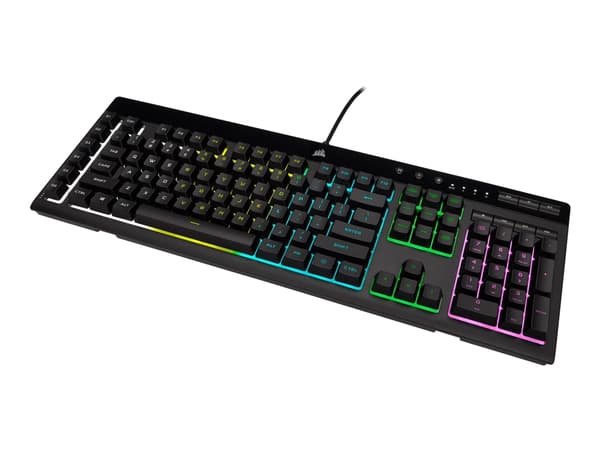 CORSAIR Gaming K55 RGB PRO - Tangentbord - bakgrundsbelysning - USB - Nordisk - svart