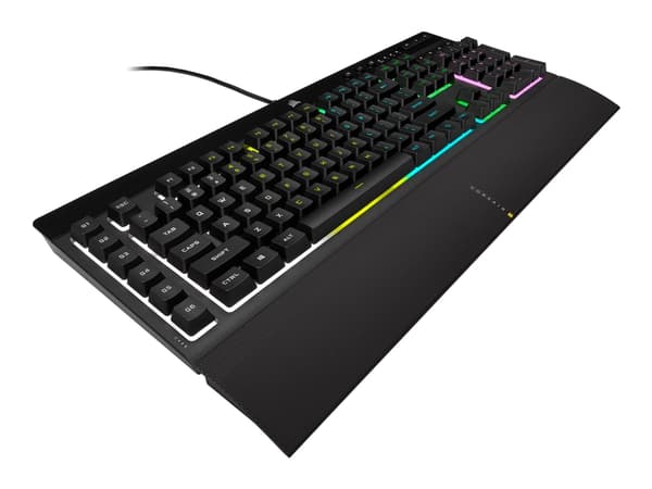 CORSAIR Gaming K55 RGB PRO - Tangentbord - bakgrundsbelysning - USB - Nordisk - svart