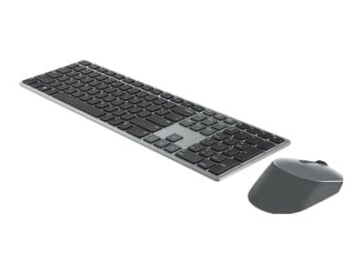 Dell Premier Multi-Device KM7321W - Sats med tangentbord och mus - trådlös - 2.4 GHz, Bluetooth 5.0 - QWERTY - hela norden - Titan gray - för Latitud Grå, Titan