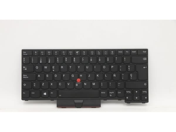 Lite-On - Ersättningstangentbord för bärbar dator - med Trackpoint, UltraNav - bakgrundsbelyst - QWERTY - spansk - för ThinkPad L14 Gen 1 20U1, 20U2,