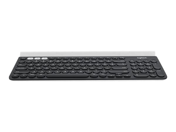 Logitech K780 Multi-Device - Tangentbord - Bluetooth - Pan Nordic - Svart/vit