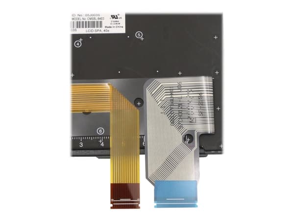 Lenovo - Ersättningstangentbord för bärbar dator - med Trackpoint - bakgrundsbelyst - QWERTY - spansk - svart - FRU - för ThinkPad L13 Gen 2 20VH, 20
