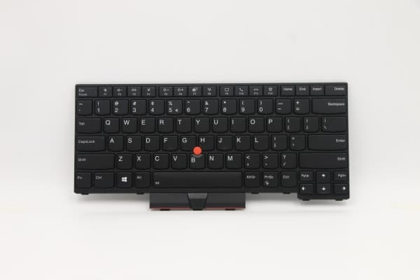 Chicony - Erstatningstastatur for bærbar PC - med ClickPad, Trackpoint - bakbelysning - QWERTY - Engelsk - Europa - svart - for ThinkPad L14 Gen 1 20
