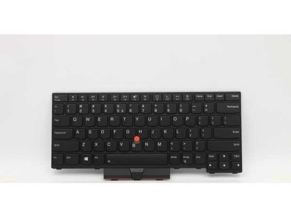 Chicony - Erstatningstastatur for bærbar PC - med ClickPad, Trackpoint - bakbelysning - QWERTY - Engelsk - Europa - svart - for ThinkPad L14 Gen 1 20