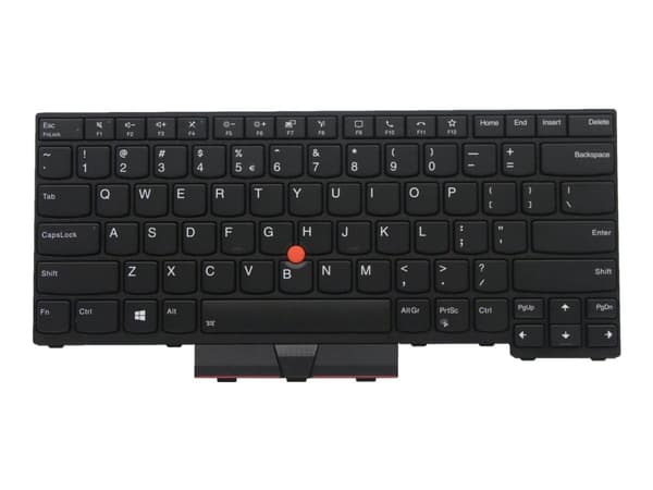 Chicony - Erstatningstastatur for bærbar PC - med ClickPad, Trackpoint - bakbelysning - QWERTY - Engelsk - Europa - svart - for ThinkPad L14 Gen 1 20