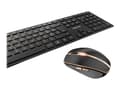 Miniatyrbild 3 av 5: CHERRY DW 9100 SLIM - Sats med tangentbord och mus - trådlös - 2.4 GHz, Bluetooth 4.2 - QWERTY - USA med eurosymbol - tangentbrytare: CHERRY SX - sva