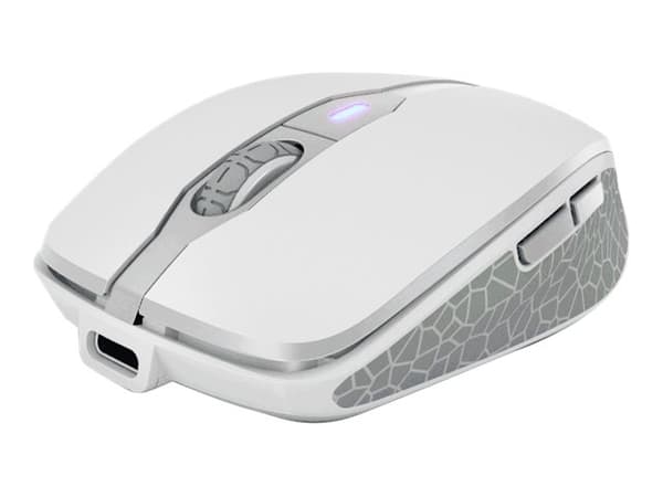 CHERRY DW 9100 SLIM, RF Wireless + Bluetooth, QWERTY, Hopea, Sisältää hiiren Hopea