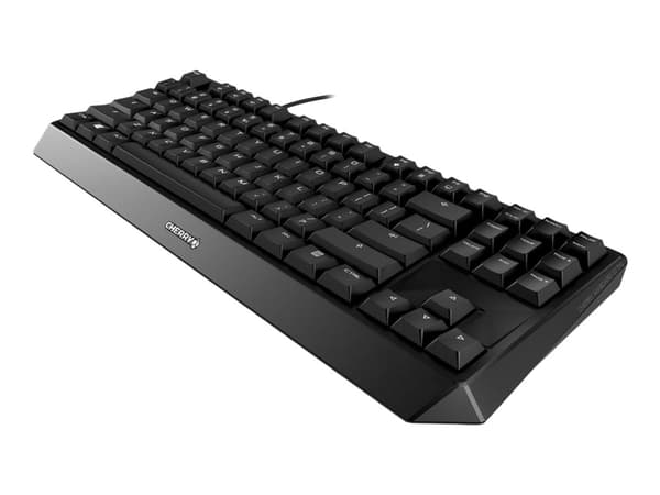 CHERRY MX-Board 1.0 TKL - Tangentbord - bakgrundsbelyst - USB - USA, internationellt - tangentbrytare: CHERRY MX Red Linear - svart