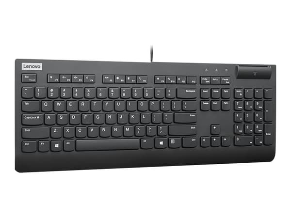 Lenovo 4Y41B69357, Täysikokoinen (100 %), USB, QWERTY, Musta