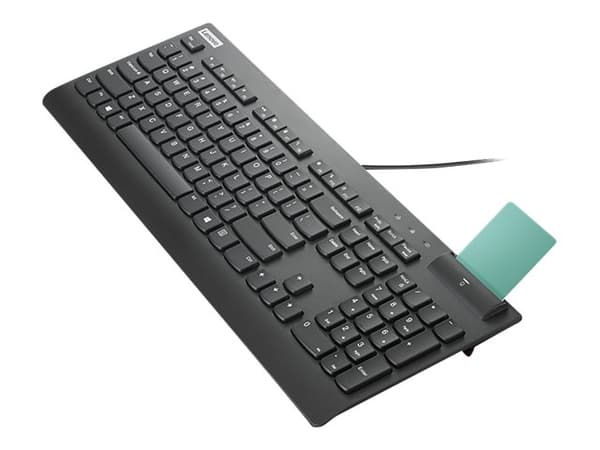 Lenovo 4Y41B69357, Täysikokoinen (100 %), USB, QWERTY, Musta