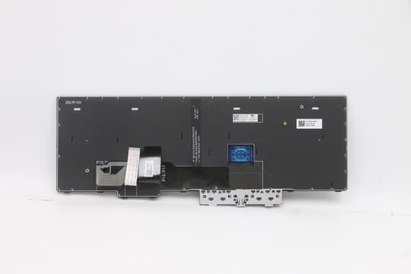 Chicony - Ersättningstangentbord för bärbar dator - bakgrundsbelyst - USA med eurosymbol - svart - för ThinkPad P15 Gen 1 20ST, 20SU; T15g Gen 1 20UR