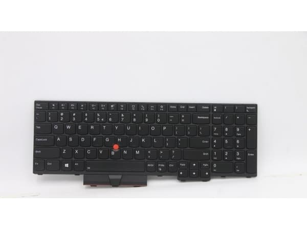 Chicony - Ersättningstangentbord för bärbar dator - bakgrundsbelyst - USA med eurosymbol - svart - för ThinkPad P15 Gen 1 20ST, 20SU; T15g Gen 1 20UR