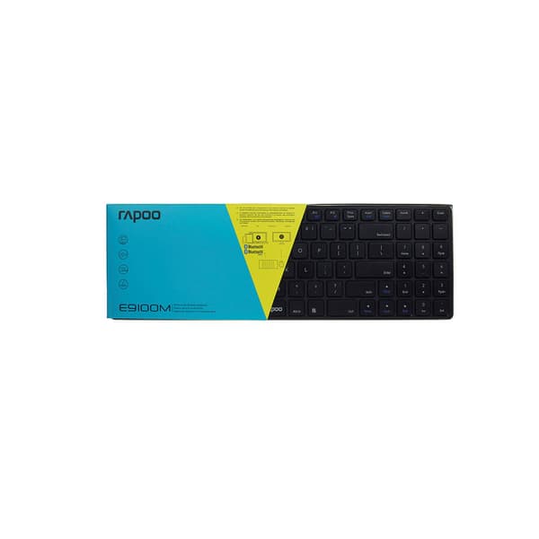 RAPOO Keyboard E9100M Wireless Multi-Mode Black