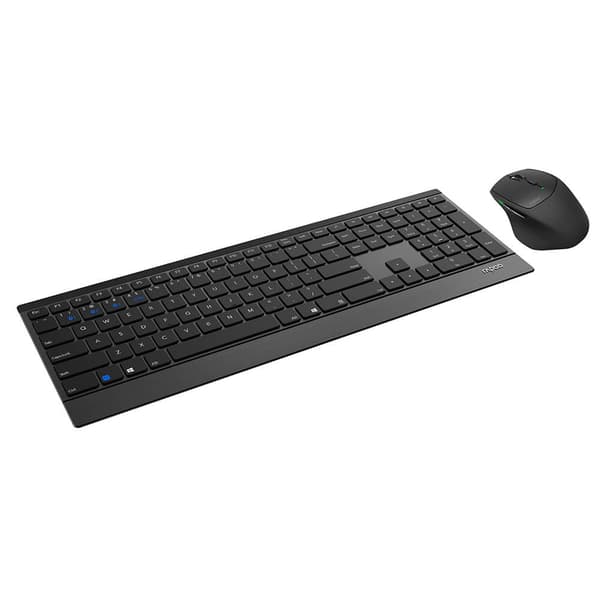 RAPOO Keyboard/Mice Set 9500M Wireless Multi-Mode Black