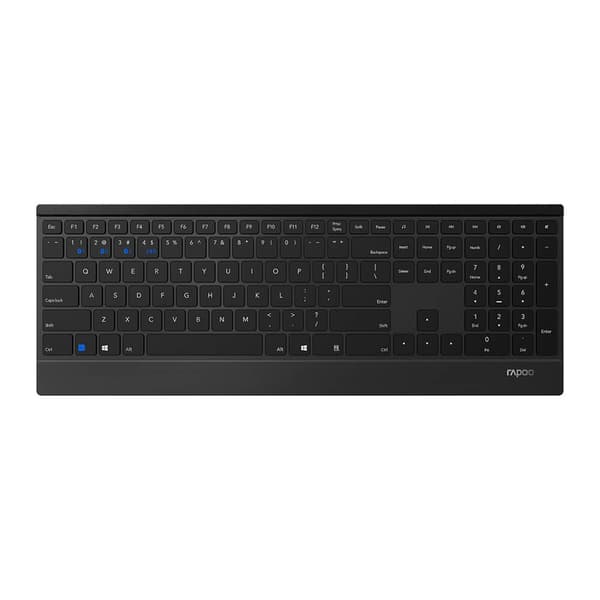 RAPOO Keyboard/Mice Set 9500M Wireless Multi-Mode Black