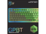 Glorious PC Gaming Race GPBT, Tastaturtaster, Polybutylentereftalat (PBT), Grønn