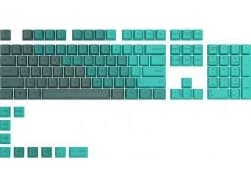 Glorious PC Gaming Race GPBT, Tastaturtaster, Polybutylentereftalat (PBT), Bensinfarge, Teal