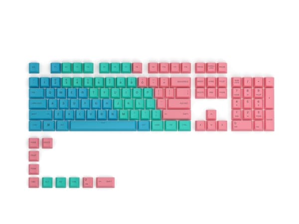 Glorious PC Gaming Race GLO-KC-GPBT-P, Tangentbordsknapp, Plast, Blå, Grön, Rosa