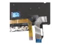 Miniatyrbilde 3 av 5: Chicony - Erstatningstastatur for bærbar PC - med Trackpoint - bakbelysning - QWERTY - Nordisk - svart - FRU - for ThinkPad P15s Gen 1 20T4, 20T5; T1