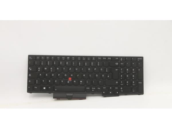 Transimage - Erstatningstastatur for bærbar PC - bakbelysning - Tysk - svart - for ThinkPad L15 Gen 1 20U7, 20U8