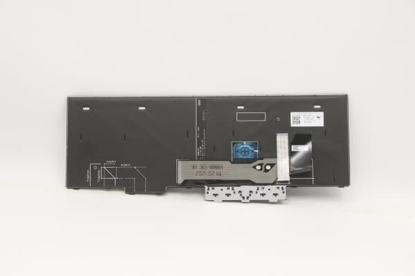 Transimage - Erstatningstastatur for bærbar PC - bakbelysning - Tysk - svart - for ThinkPad L15 Gen 1 20U7, 20U8