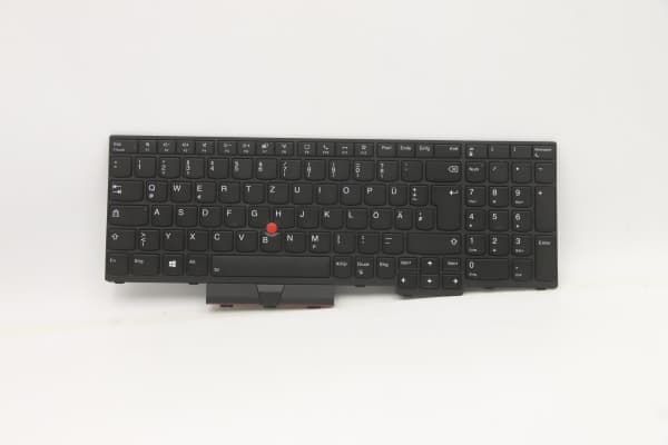 Transimage - Erstatningstastatur for bærbar PC - bakbelysning - Tysk - svart - for ThinkPad L15 Gen 1 20U7, 20U8