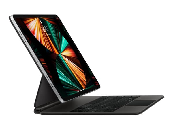 Apple Magic Keyboard - Tangentbord och foliefodral - med pekdyna - bakgrundsbelyst - Apple Smart connector - QWERTY - internationell engelska - svart