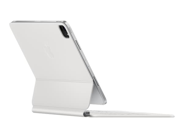 Apple Magic Keyboard - Tangentbord och foliefodral - med pekdyna - bakgrundsbelyst - Apple Smart connector - QWERTY - internationell engelska - vit -
