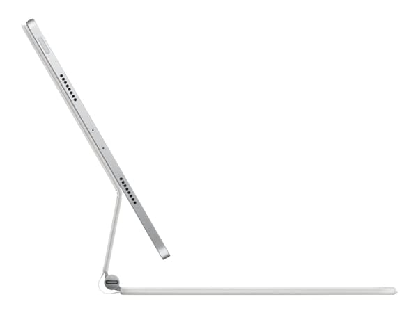 Apple Magic Keyboard - Tangentbord och foliefodral - med pekdyna - bakgrundsbelyst - Apple Smart connector - QWERTY - internationell engelska - vit -