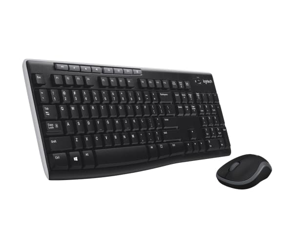 Logitech MK270 Wireless Combo for Education with Protective Keyboard Cover - Tastatur- og mussett - trådløs - 2.4 GHz - akademisk