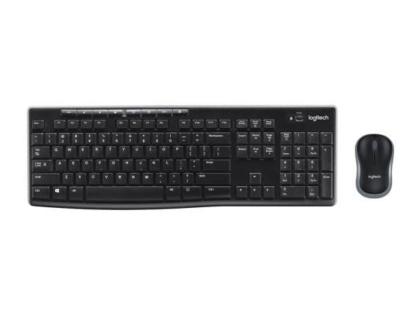Logitech MK270 Wireless Combo for Education with Protective Keyboard Cover - Tastatur- og mussett - trådløs - 2.4 GHz - akademisk