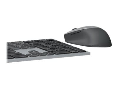 Dell Premier Wireless Keyboard and Mouse KM7321W - Sats med tangentbord och mus - trådlös - 2.4 GHz, Bluetooth 5.0 - QWERTY - estnisk - Titan gray