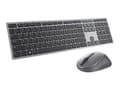 Miniatyrbild 2 av 5: Dell Premier Wireless Keyboard and Mouse KM7321W - Sats med tangentbord och mus - trådlös - 2.4 GHz, Bluetooth 5.0 - QWERTY - estnisk - Titan gray